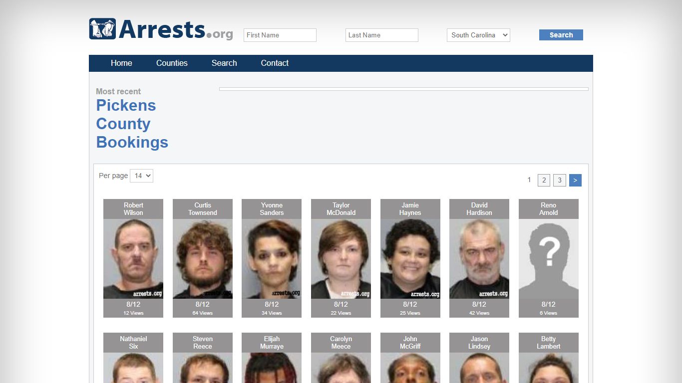 Pickens County Arrests and Inmate Search